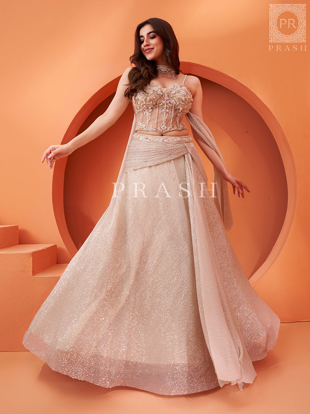 Rose Gold Wedding & Parties Lehenga