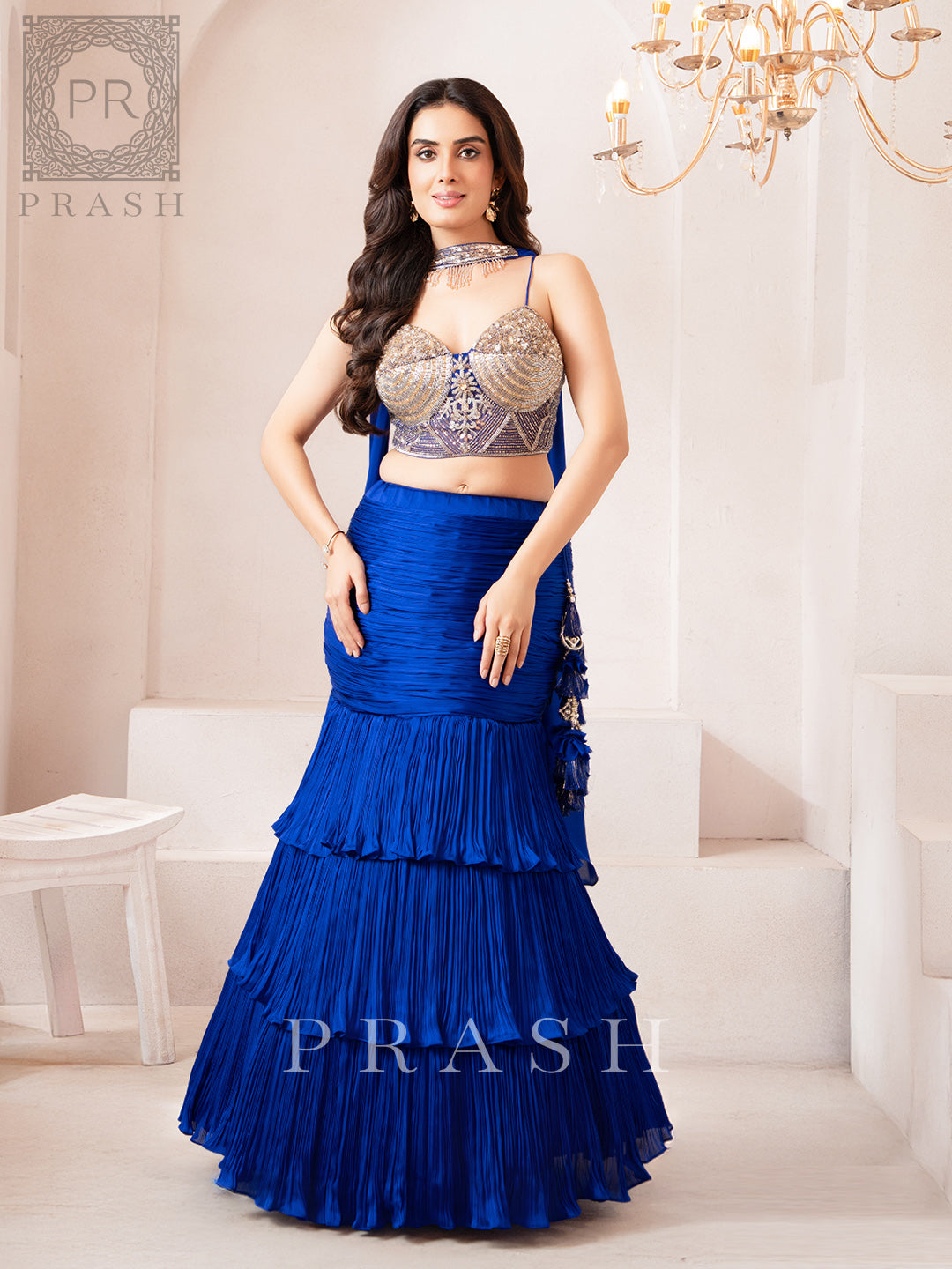 Royal Blue Fishcut Lehenga Party & Wedding Wear